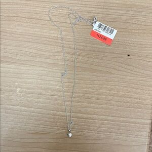 1/6 carat lab grown diamond necklace sterling silver